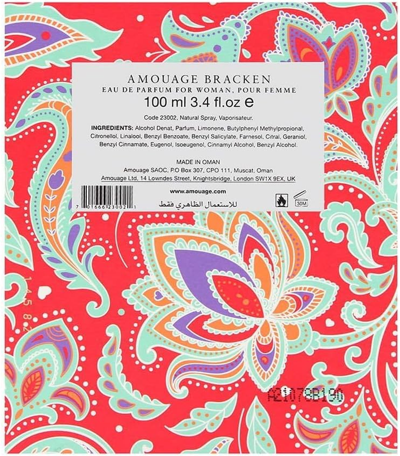 Amouage Bracken Eau De Parfum Spray for Women 100Ml image number 2
