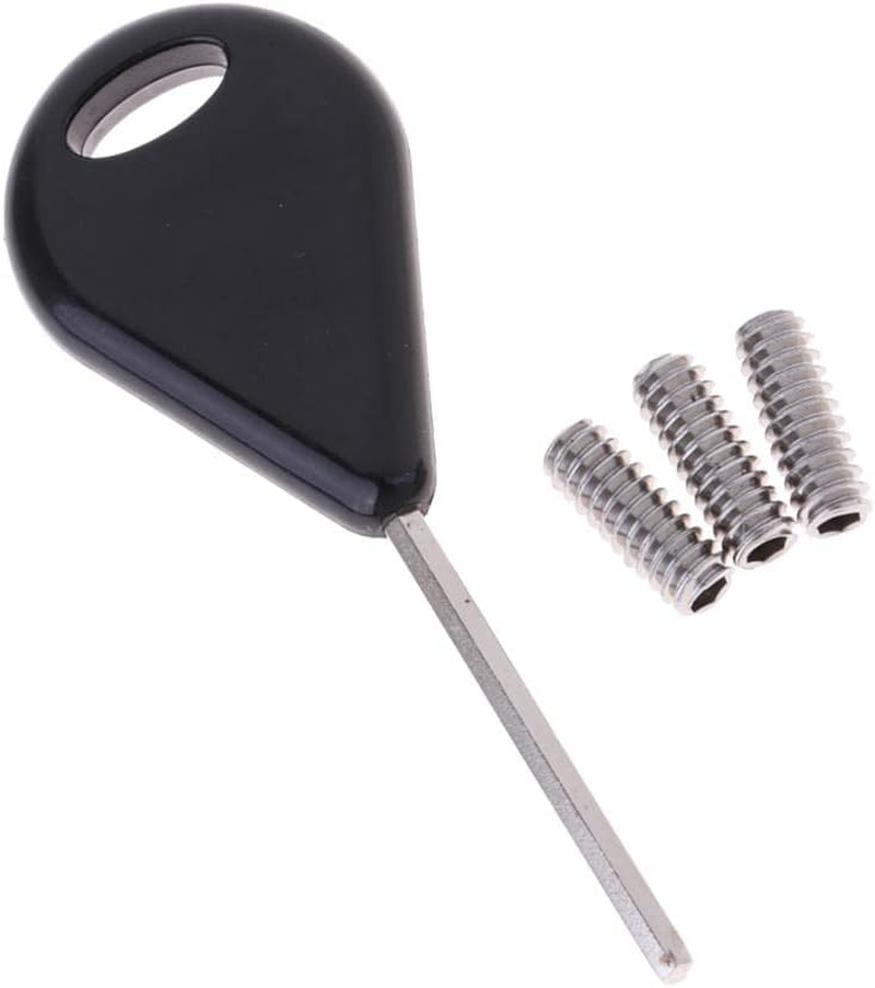 3 Pieces Fin Screws and Hex Key Suit for Surfboard Fin Key Surf Board Tool Surfing Accessory image number 2