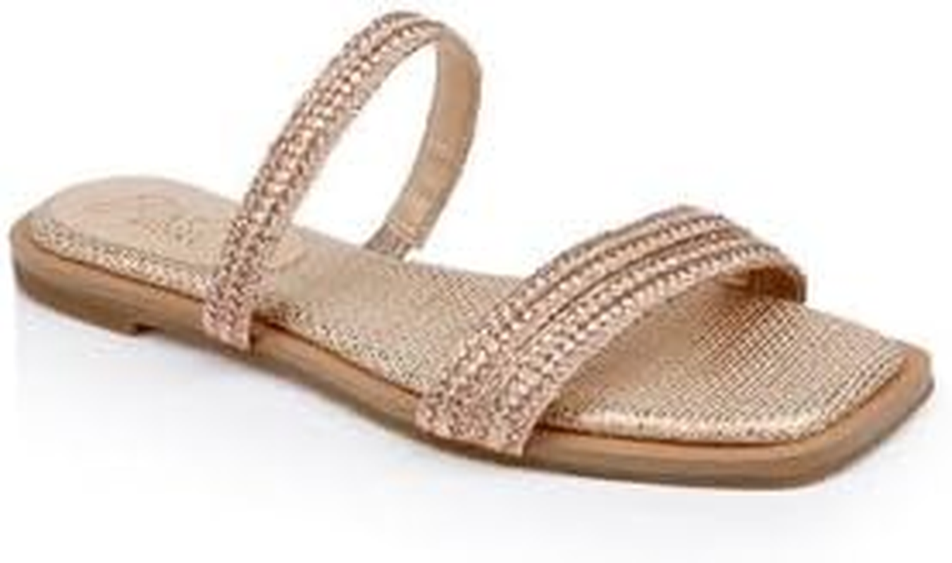 Jewel Badgley Mischka Helena Flat Summer Sandal image number 2