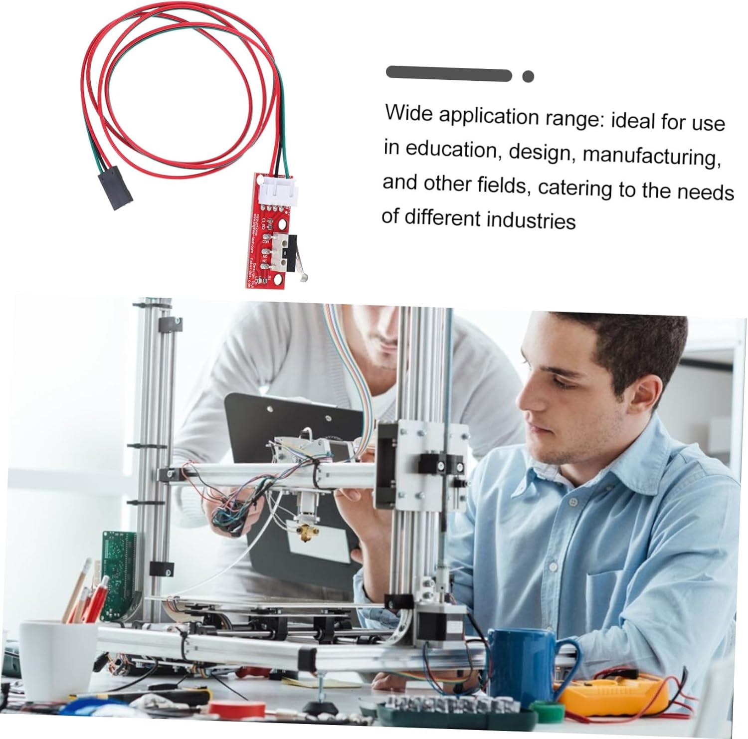 Iplusmile Enhanced Precision 3D Printer Endstop Switches 6 Pack Mechanical Optical Limit Switches Printer Parts Accessories