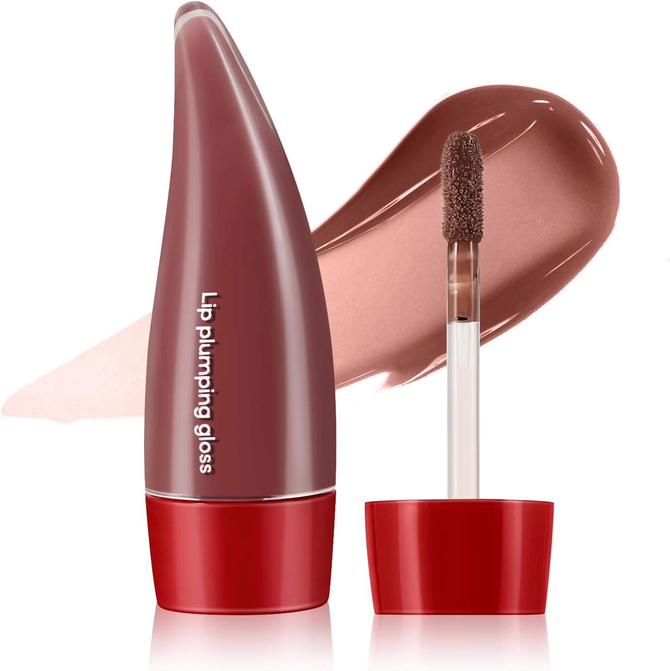 Plumping Lip Gloss,Lip Oil,Highly-Pigmented Lip Tint,Non-Sticky Lip Stain,Long-Lasting,Moisturing Lip Balm,Lip Plumper image number 2