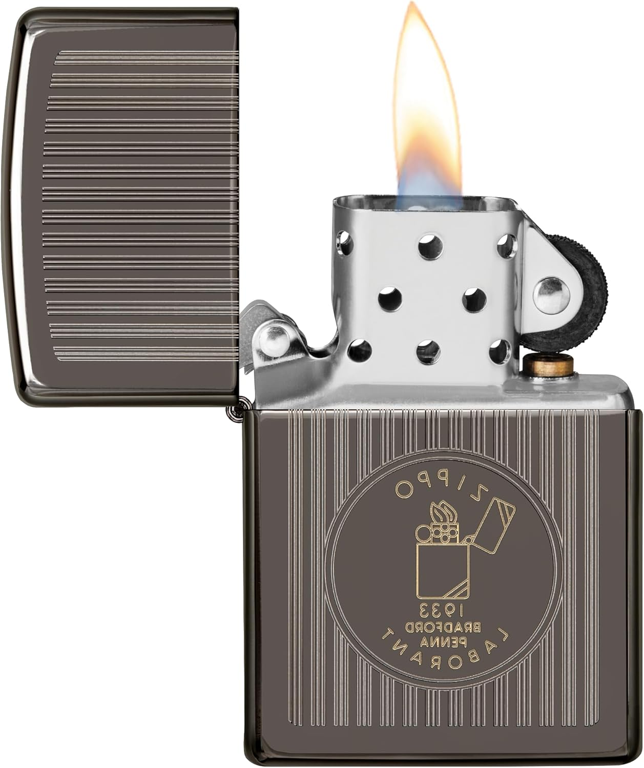 Zippo Founder'S Day Black Ice Collectible Lighter image number 1