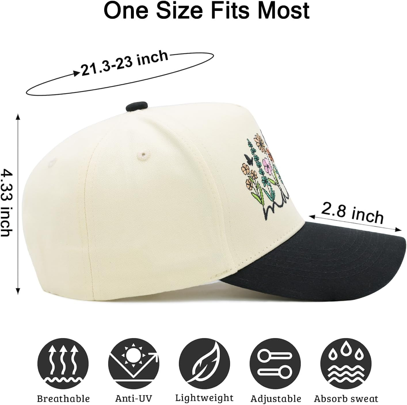 MINYJHZ Mama Trucker Hat for Women, Mothers Day Birthday Gifts for Mom, Two-Tone Adjustable Mom Baseball Cap Black