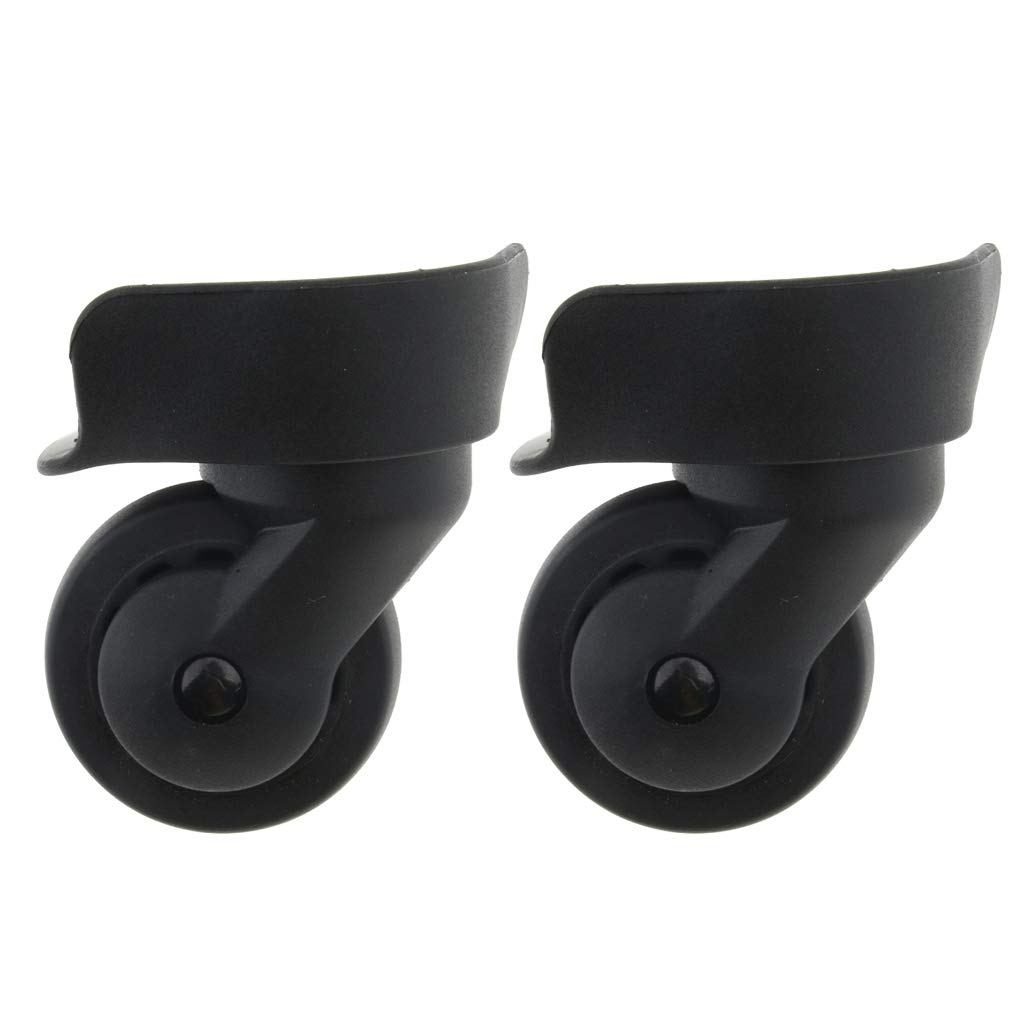 Baosity 1 Pair Universal Swivel Luggage Suitcase Wheel Replacement Caster ?A65-Size L? image number 6