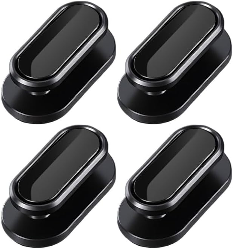 4Pcs Car Mini Hook (Black1), Dashboard Multifunctional Self Adhesive Car Sticker Hook for Keys Mask Headphones Universal Accessories