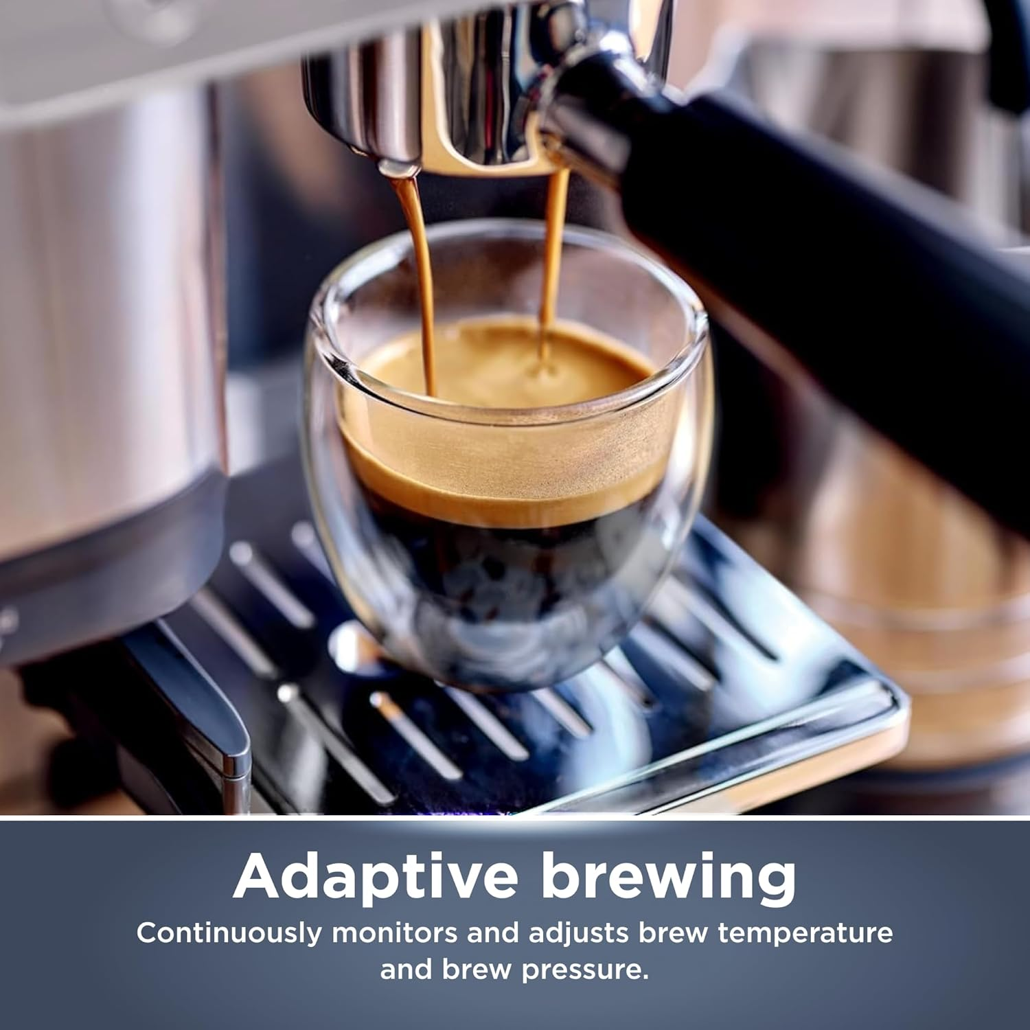 Ninja Luxe Caf&eacute; Premier Espresso Machine, 19 Settings, Dual Froth System & Assisted Tamper, 3 Machines in 1, Espresso, Filter Coffee & Built-In Grinder & Scale, Cyberspace ES601ANZ image number 5