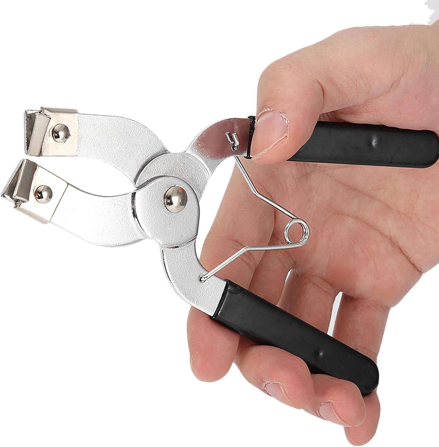 Piston Ring Installer Compressor Pliers, Aftermarket Piston Ring Installer Pliers with Chrome Vanadium Steel + Silicone, Makes Installation Easier and Quick, Maximum image number 4