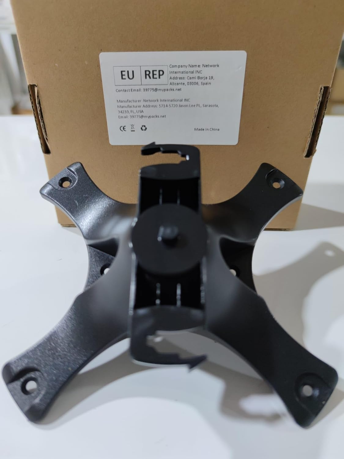 Directly Distributed Black Network Device Wall Ceiling Mount Compatible with Aruba JW046A, AP-220-MNT-W1 (Black)