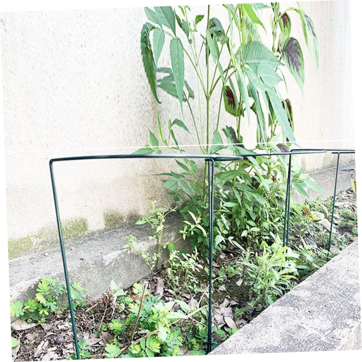 BESPORTBLE 4Pcs Garden Stake Plant Support Bracket Iron Plant Stakes for Bushy and Vine Easy Assembly Garden Rack image number 5