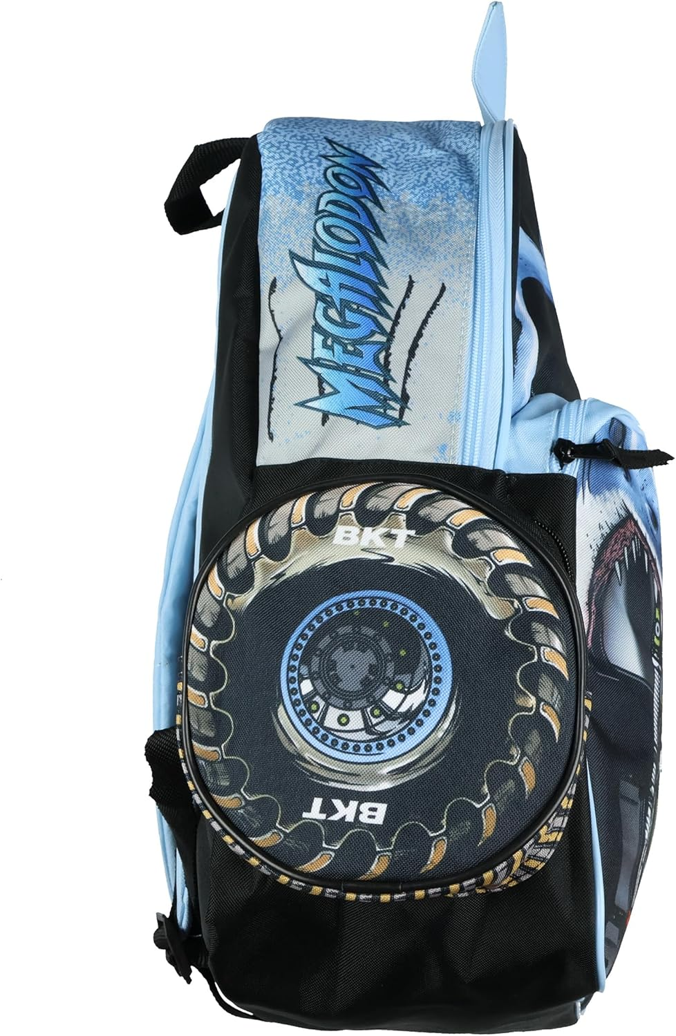 INTIMO Monster Jam Megalodon Backpack - Shark 3D Monster Truck Kids School Book Bag or Travel Daypack image number 2
