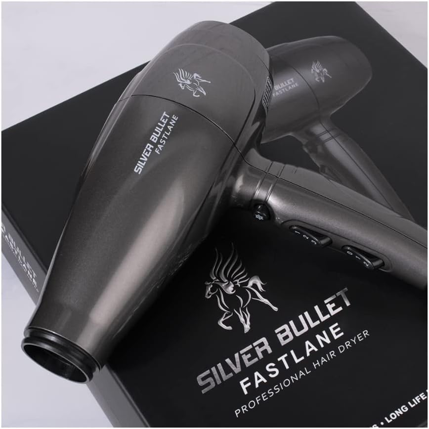 Silver Bullet Fastlane Hair Dryer Charcoal image number 1