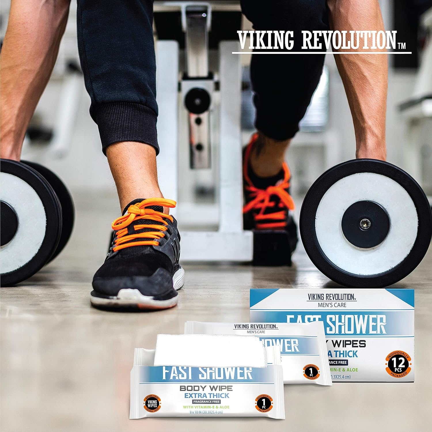 Shower Body Wipes,Unscented Naturally Soothing Aloe and Hypoallergenic, Portable Travel-Sized image number 6