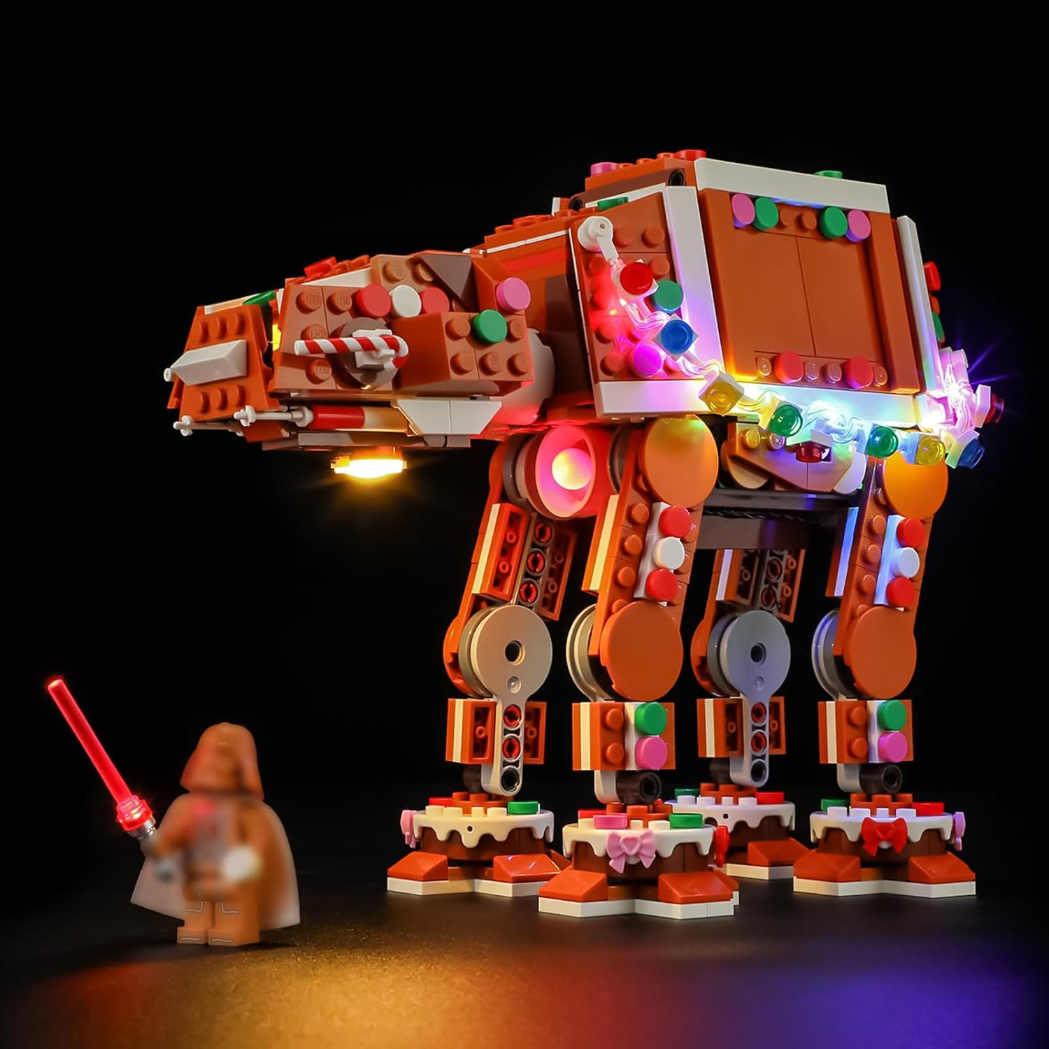 BRIKSMAX 2.0 Light Kit Compatible with  Star Wars Gingerbread At-At Walker 40806 Building Sets- LED Lighting Kits (Accessories Only), Cable-Hiding Tech for Display, Gifts & Collectors image number 2