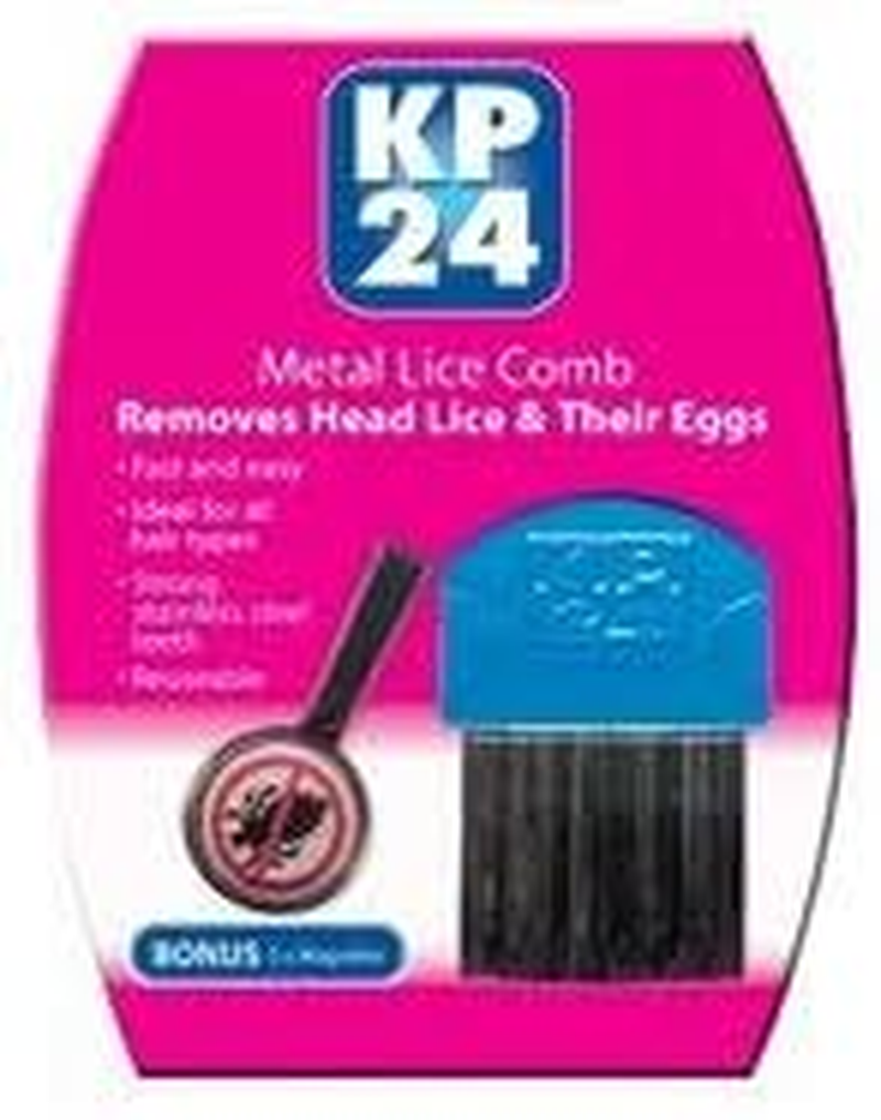 3 PACK of KP24 Metal Lice Comb