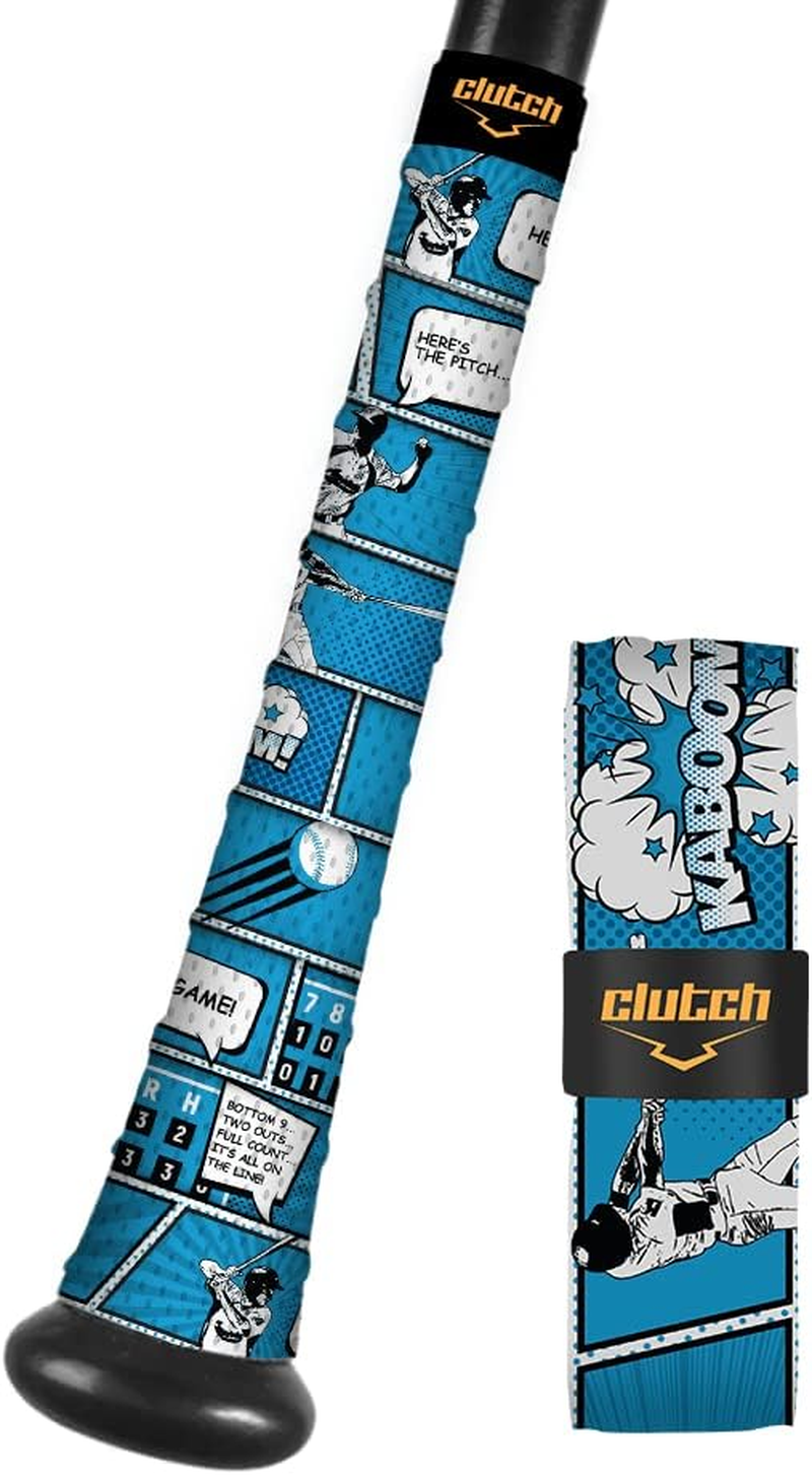 Clutch Sports Apparel Baseball & Softball Bat Grip Tape, 1.1Mm, All-Weather Performance for Multi-Sport Handles, Adjustable & Non-Slip - Bananas image number 2