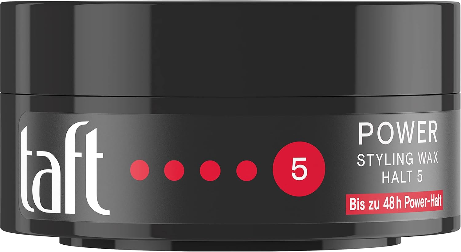 Taft Styling Wax Power with Holding Grade 5 (75 Ml), Textured like a Hair Wax and Holds like a Hair Gel without Sticking, for up to 48 Hours of Power Hold image number 4