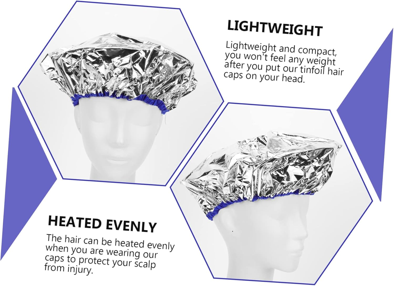 FONDOTIN Hair Treatment Cap Steam Cap for Hair Mask Scalp Protection Salon Supply Lightweight image number 4