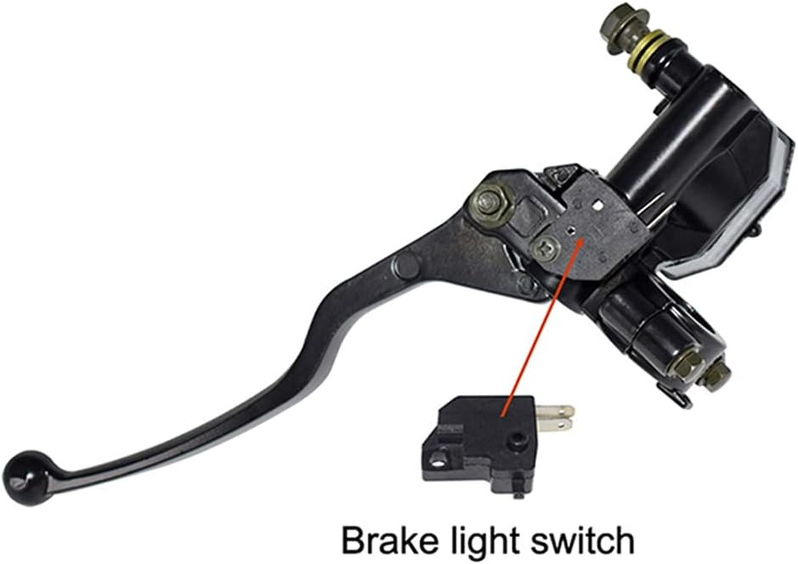 7/8" Motorcycle Brake Clutch Master Cylinder Reservoir Levers Compatible with Suzuki DR200 GN250 GN125 GS125 DRZ GS RG Universal image number 2