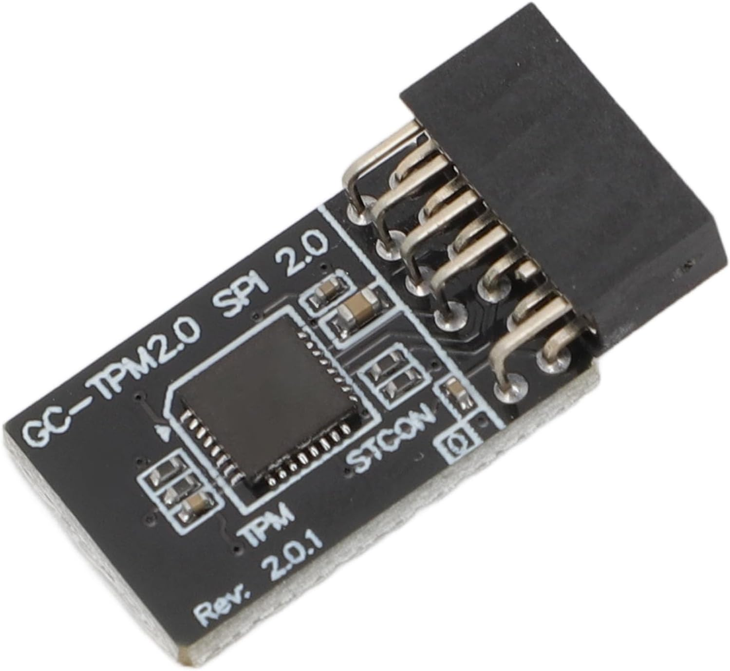 TPM2.0 Security Module 12Pin, 2.54Mm Pitch, 2X6P, Compatible with Various DDR4 Memory Type Motherboards, Suitable for Win11 System image number 6