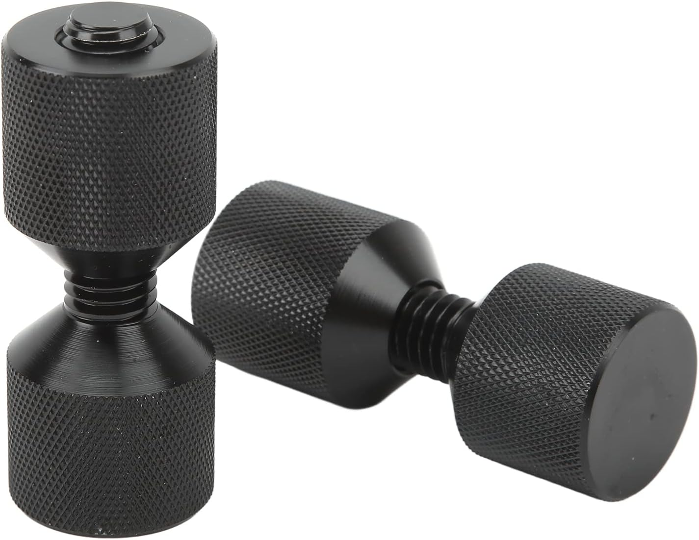 2 Pcs Two Hole Pins, Aluminum Lightweight Construction 2 Hole Flange Alignment Pin with Anodized Black Oxide Finish for Car Ship Large Machinery,Black image number 6