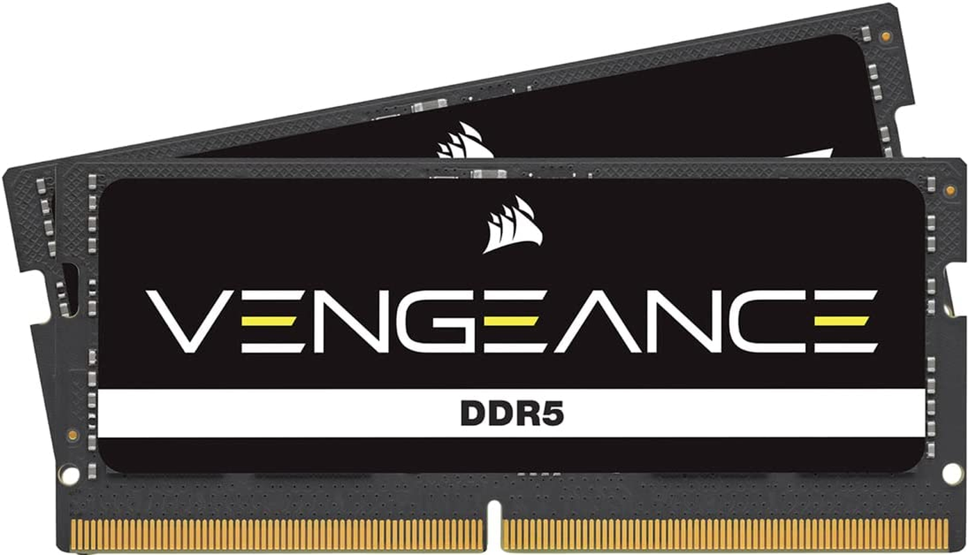 CORSAIR Vengeance SODIMM DDR5 RAM 24GB (1X24Gb) 5600Mhz CL48-48-48-90 1.1V Intel XMP 3.0 Laptop Memory &ndash; Black (CMSX24GX5M1A5600C48) image number 4