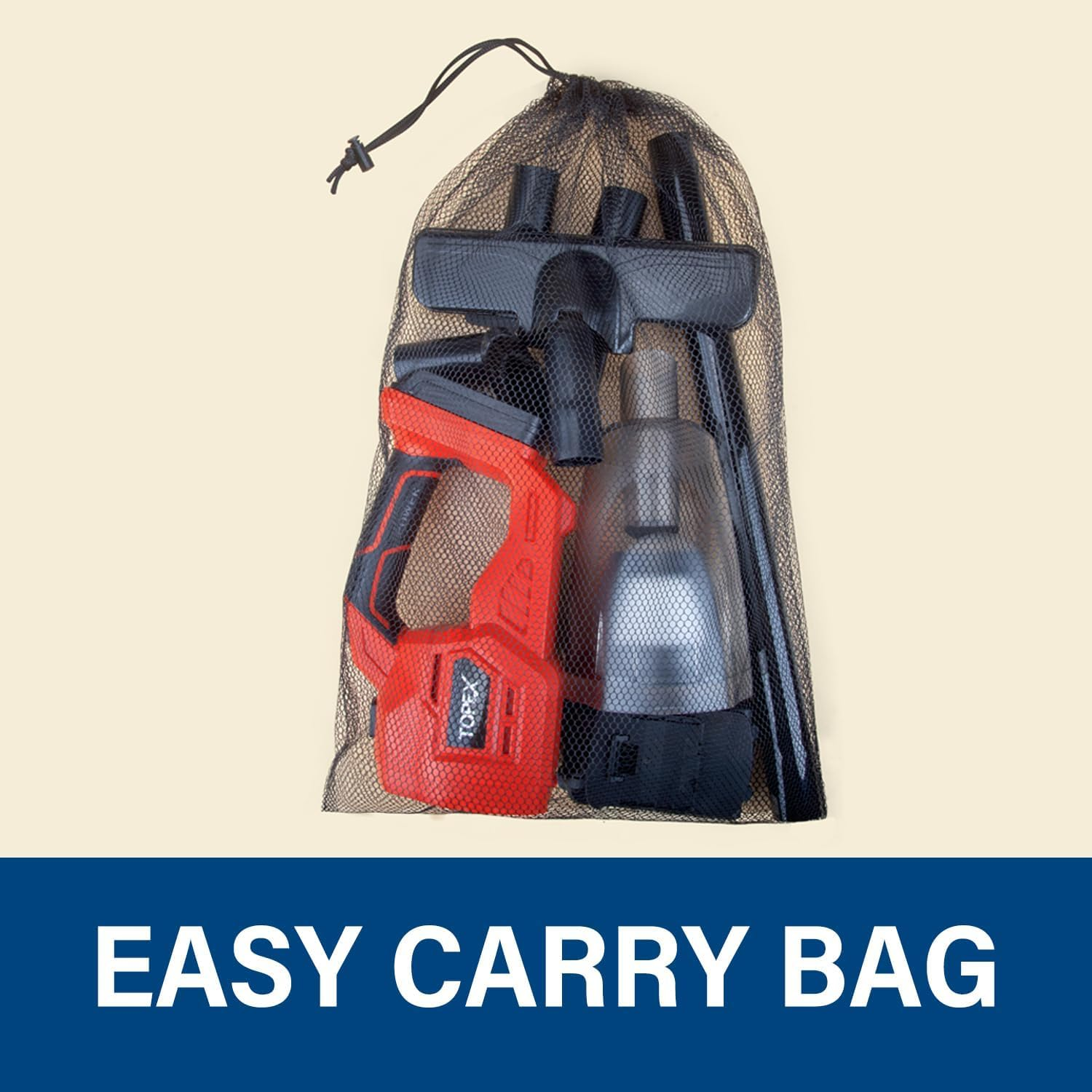 TOPEX 20V 120W Cordless Handheld Vacuum Cleaner Wet and Dry Handheld Car Vacuum Cleaner High Suction Lightweight Powerful Cleaning for Car Desktop,Hard Floor, Carpet, Pet Hair image number 6