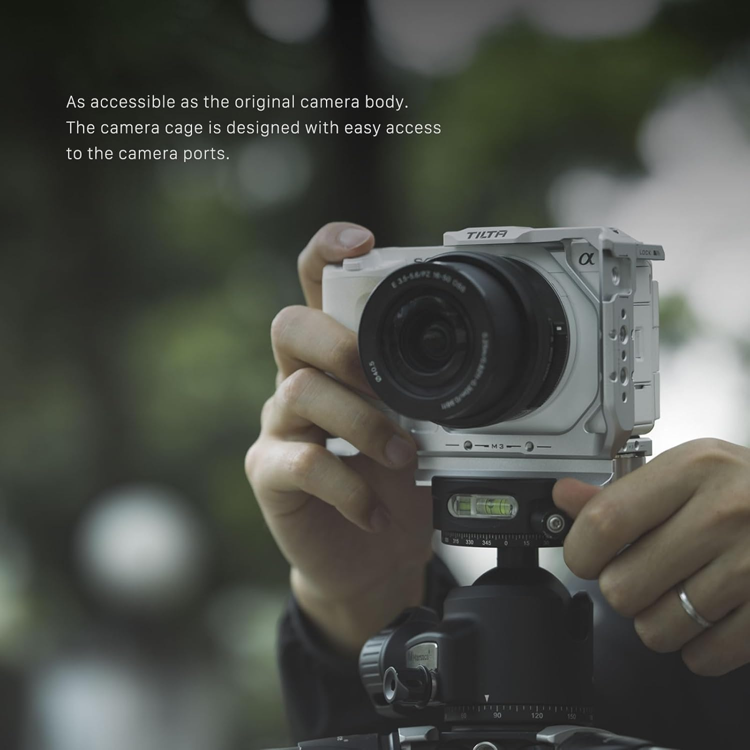 Tilta Full Camera Cage Compatible with Sony ZV-E1 (Silver) image number 6