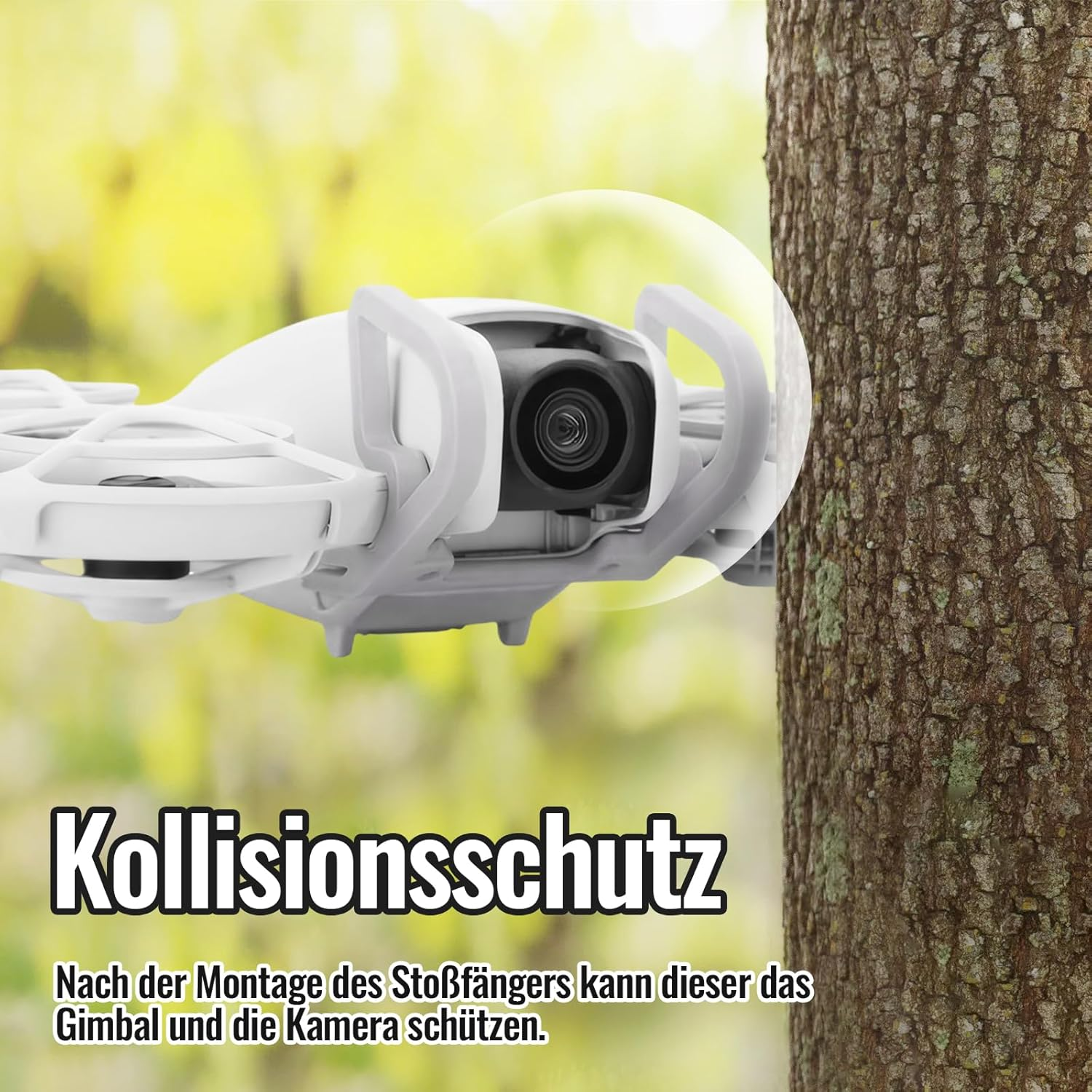 Bumper for Dji Neo Gimbal, Foldable Booster Stand for Pocket Drone Neo, Grey Bumper and Foldable Stand for Drone Dji Neo Accessories, for Dji Neo Protection image number 5