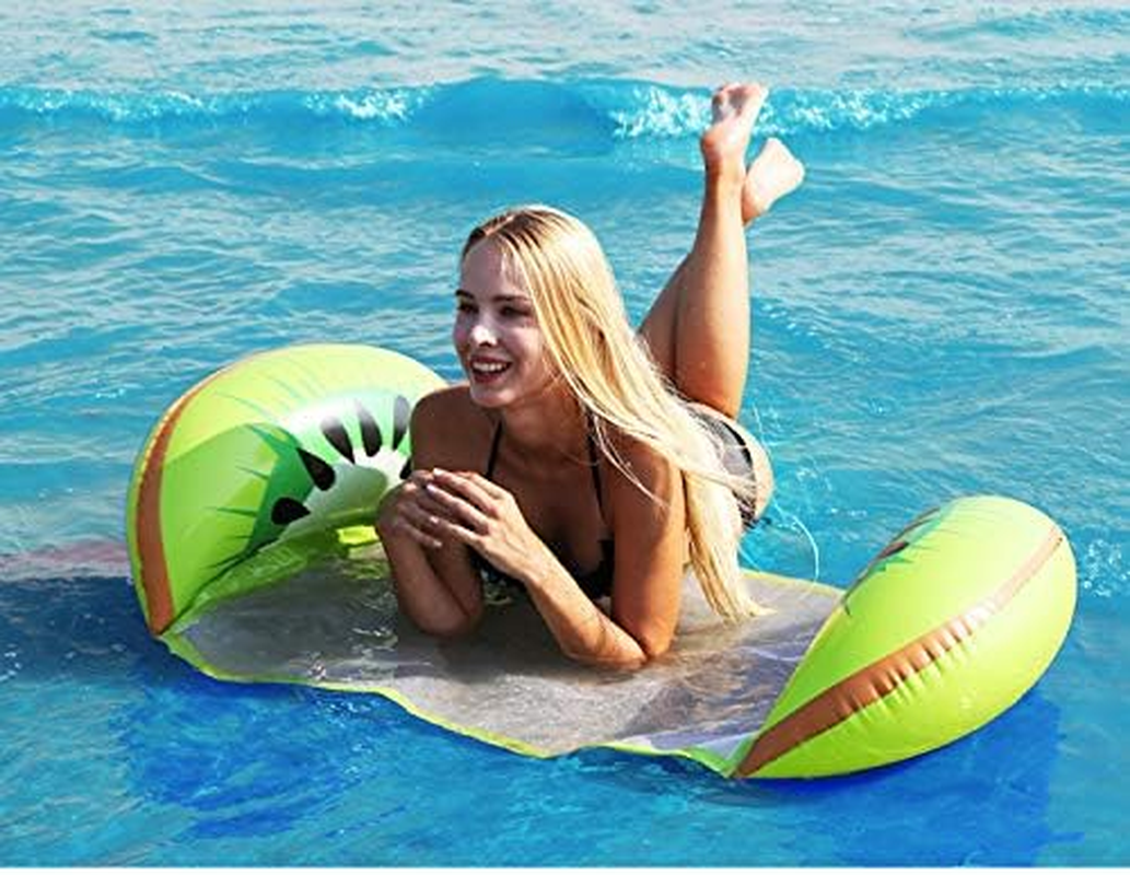 Baronhong Fruit Swimming Pool Floating Hammock - Inflatable Swimming Aids for Adults, Portable Rafts Lounge Chair for Beach Party image number 1