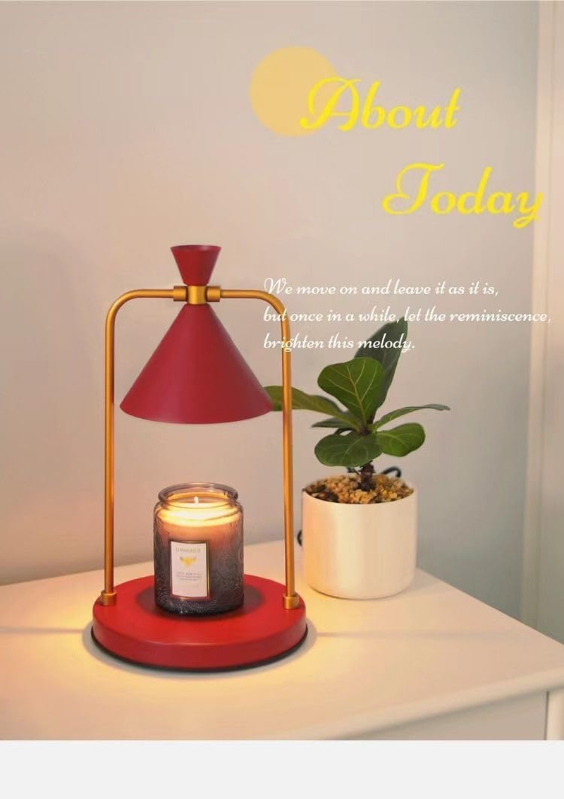 Candle Warmer Lamp Australia, Table Lamp with Dimmable for Jar Candles with 2 Bulbs, Home D&eacute;cor Products for Thanksgiving Christmas Mother'S Day Birthday Women & Mom Gifts, White - Black image number 6