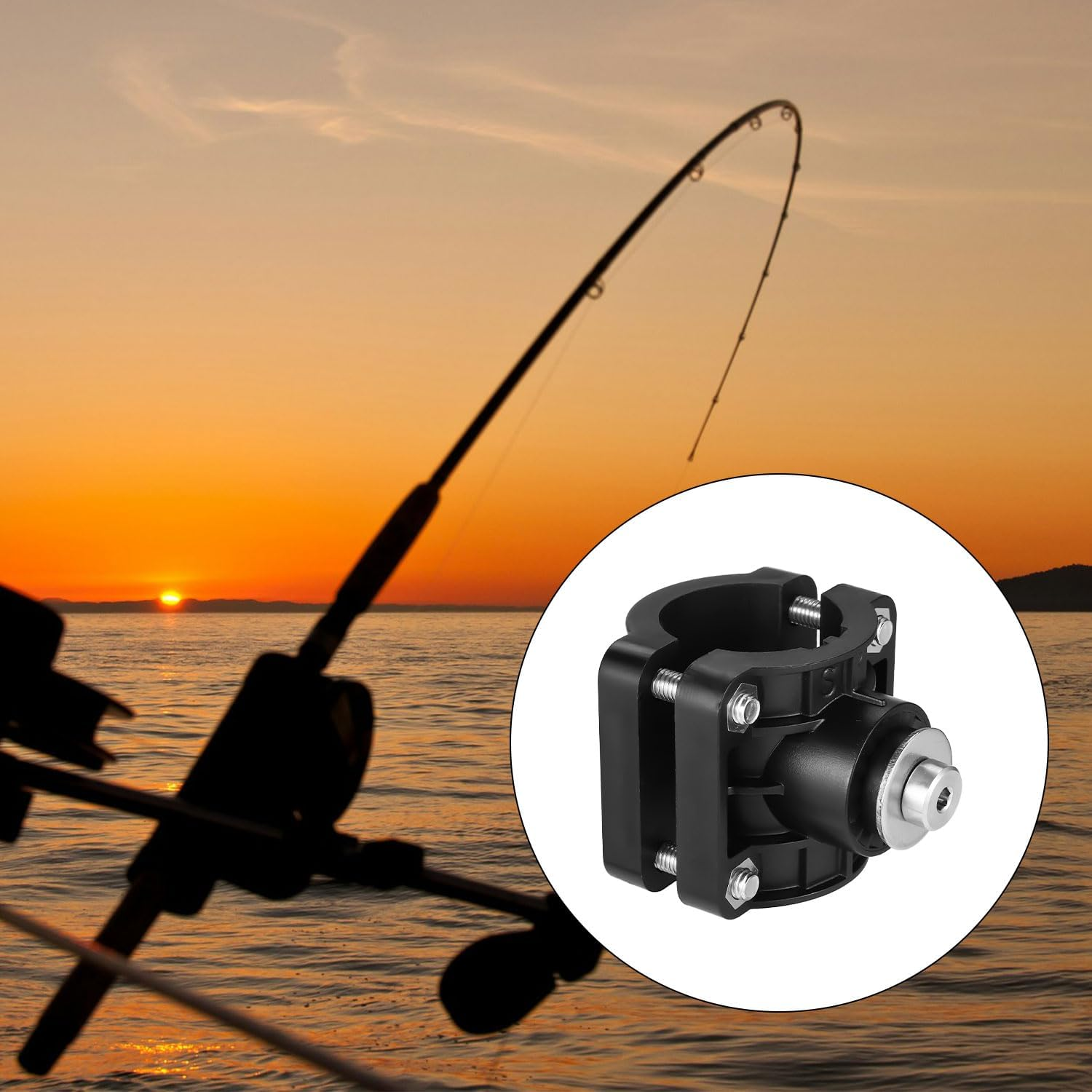 0 Degree Pole Mount Accessories, for Panoptix Lvs32-Transducer for Livescope plus LVS34 and System Replace 010-13228-03 0101322803 for Livescope Ice Fishing Bundle and Associated System image number 6