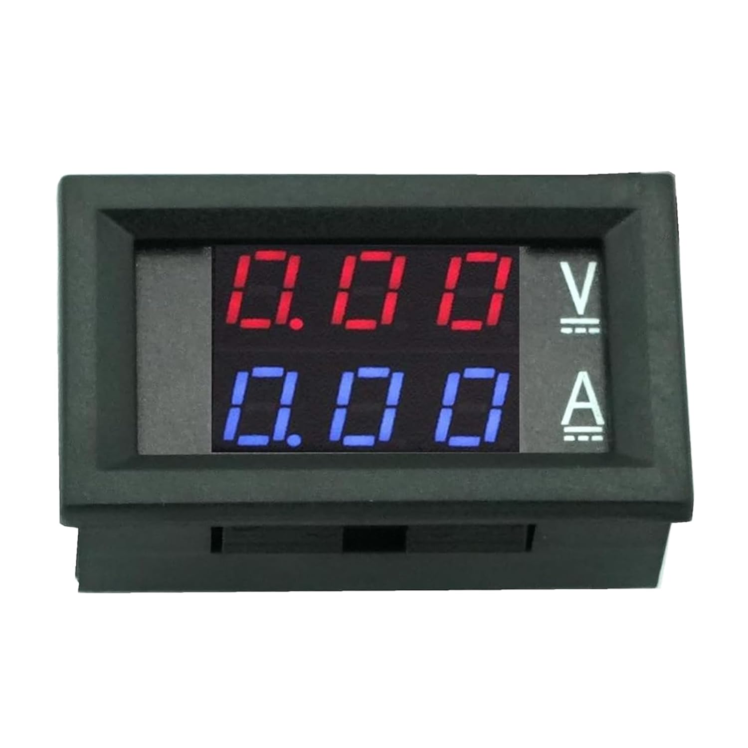 A-DIGISHUO 2Pcs 0.28" Digital Voltmeter and Ammeter|0.28 Inch 3-Digit Blue+Red Dual LED Display Panel | DC 100V 10A Ampere Voltmeter and Ammeter Tester with Connecting Wire image number 3