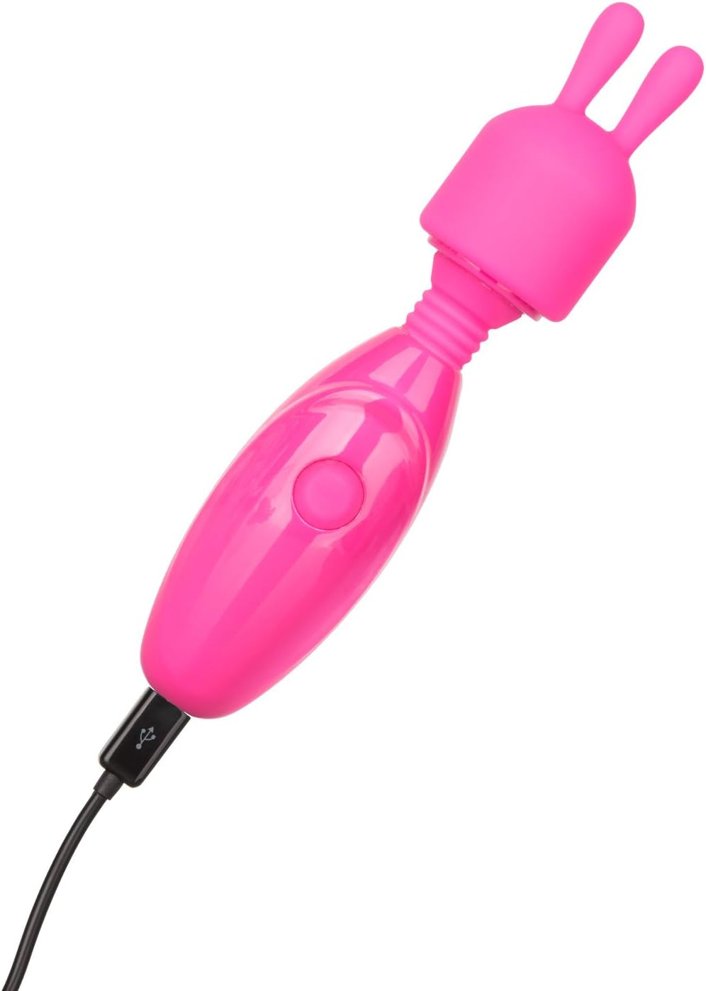 Calexotics Tiny Teasers Bunny - Waterproof Bullet Vibrator with Removable Rabbit Tip - Adult Pocket Vibrator Toys for Couples - Pink - Nubby image number 2