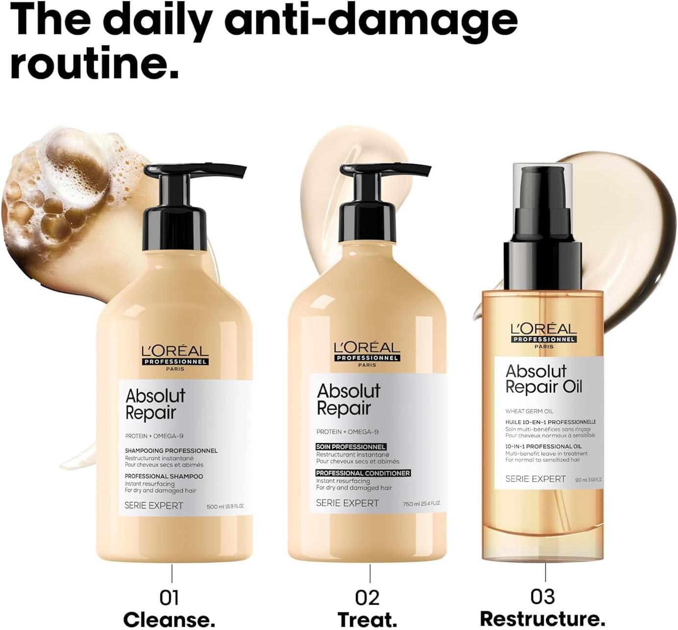 L'Oreal Professionnel Serie Expert Absolut Repair Conditioner 500 Ml image number 1