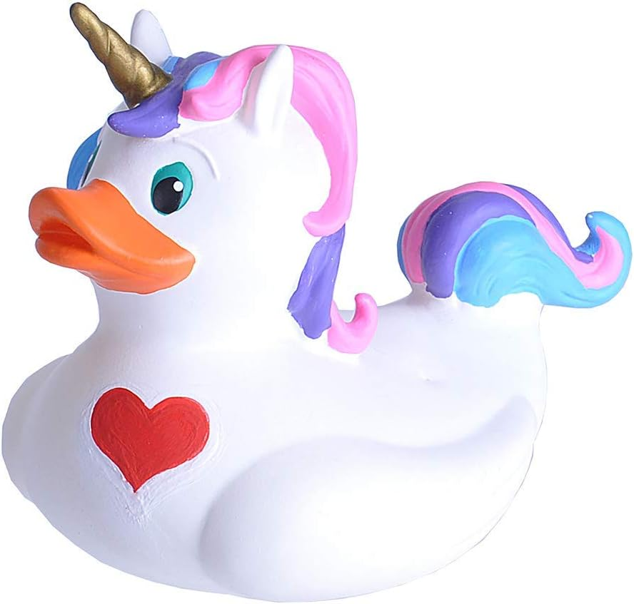 Wild Republic Rubber Duck, Unicorn, Kids, Great Kids and Adults, 4 Inches image number 1