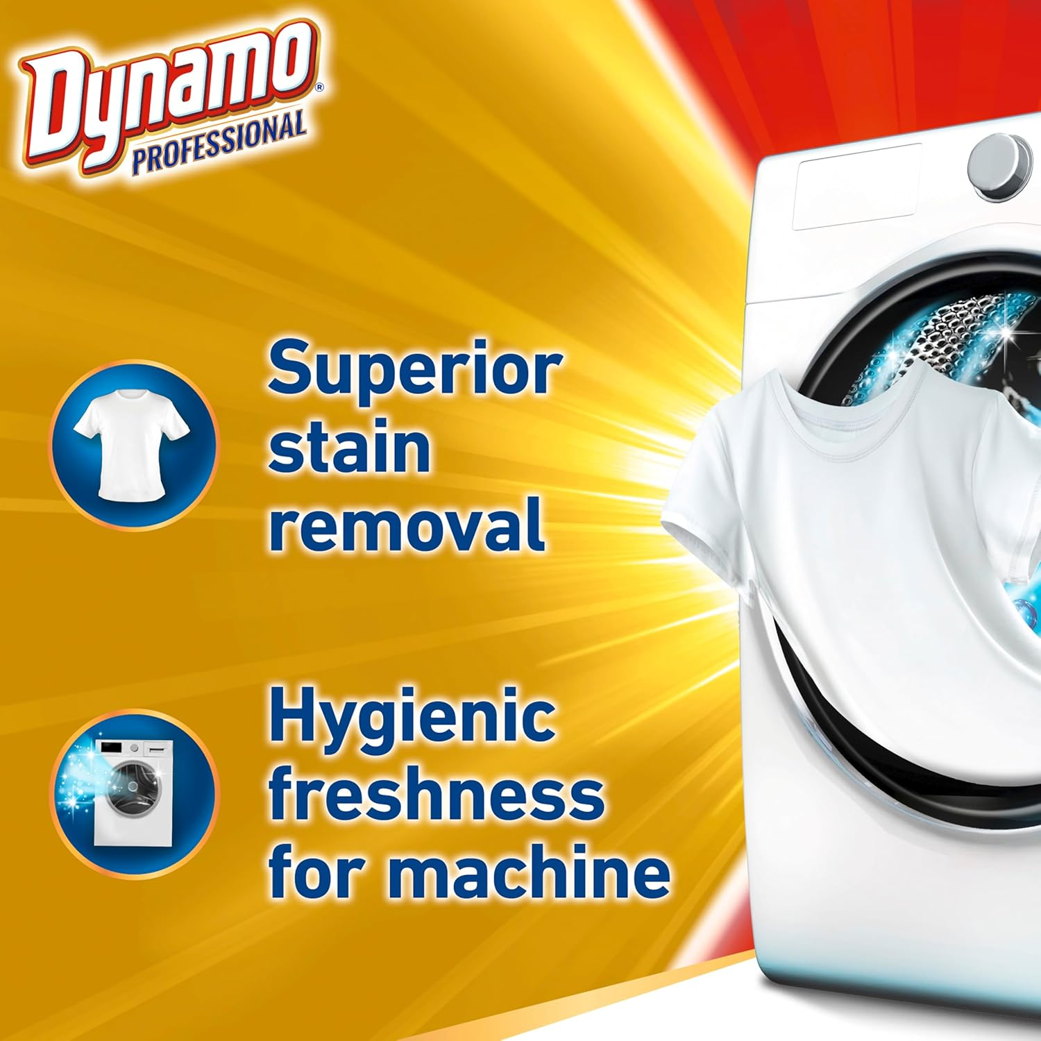 Dynamo Professional Deep Clean Oxi Laundry Detergent Discs (29 Capsules) image number 5