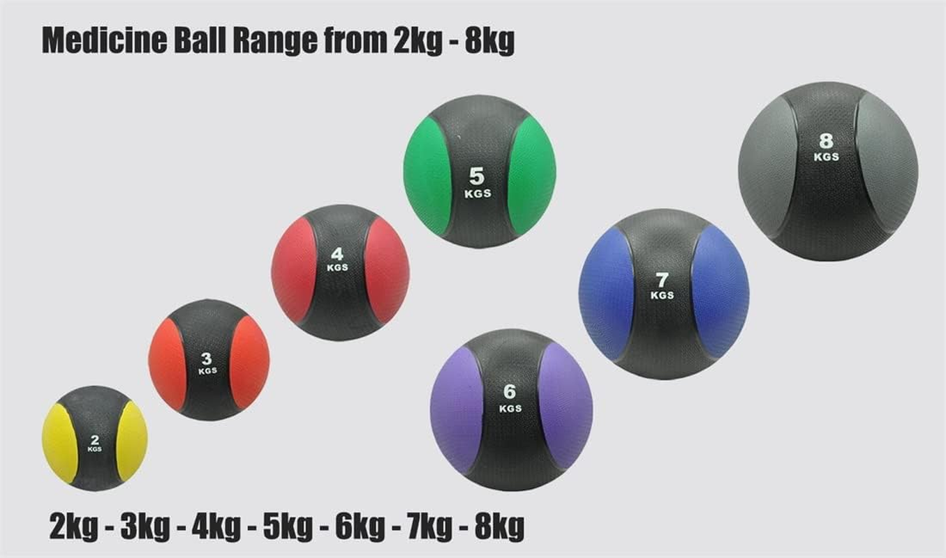 3Kg Energetics Commercial Rubber Medicine Ball / Gym Fitness Exercise Ball image number 3
