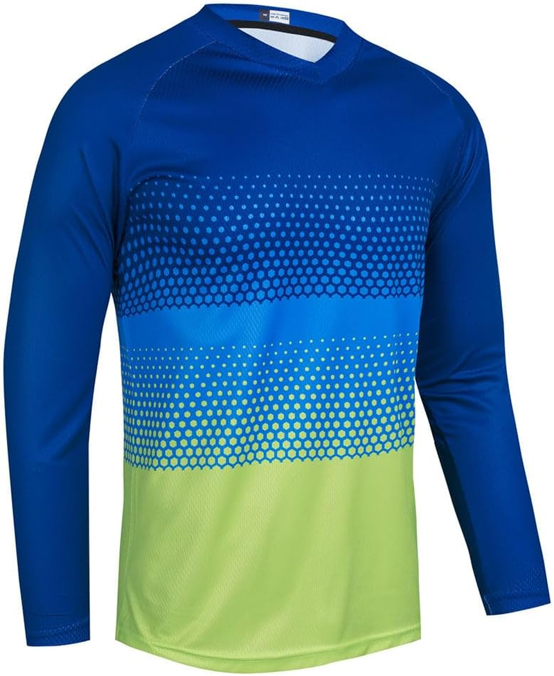 Dirt Bike Jersey for Youth, Kids Mountain Bicycle Shirt Long Sleeve for Motorcycle Motocross BMX Moto Mx Offroad Racing