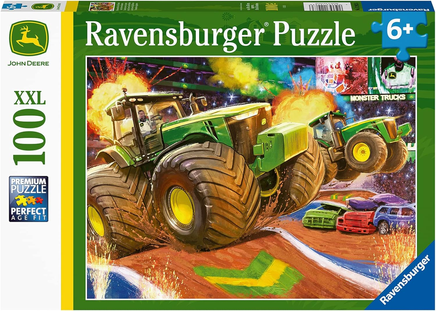 Ravensburger - John Deere Big Wheels 100-Piece Puzzle, Tractor Puzzle for Kids image number 5