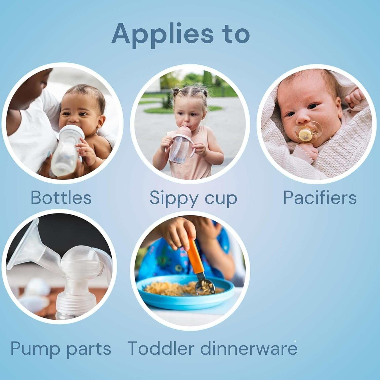 Detergent Tablets Compatible with Baby Brezza, Momcozy Bottle Washer, 150 Pcs Washing Block for All Brands Baby Bottle Washers image number 3