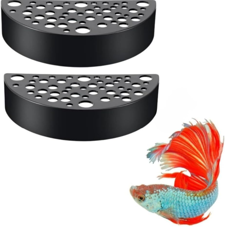 Shrimp Hides for Aquarium, Black Shrimp Cave Shelters & Small Fish Tunnel for Breeding, Durable Aquarium Hideout Decor, Tank Accessories for Shrimp and Small Fish image number 3