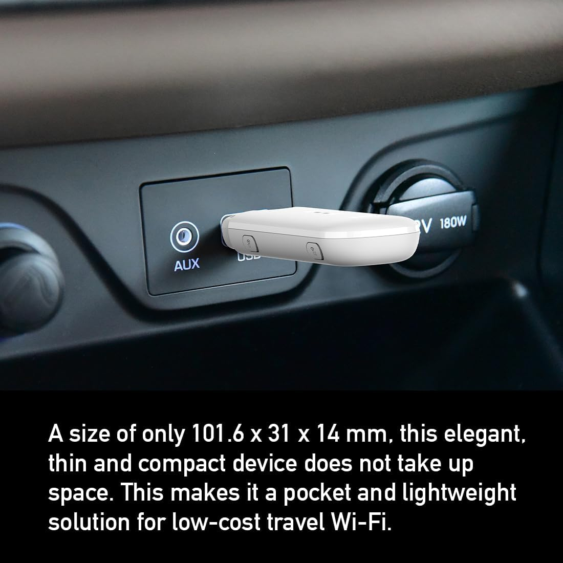 ZTE MF79N, Unlocked Wi-Fi USB Modem, Low Cost Travel Wi-Fi, External Antenna Ports (White) image number 6