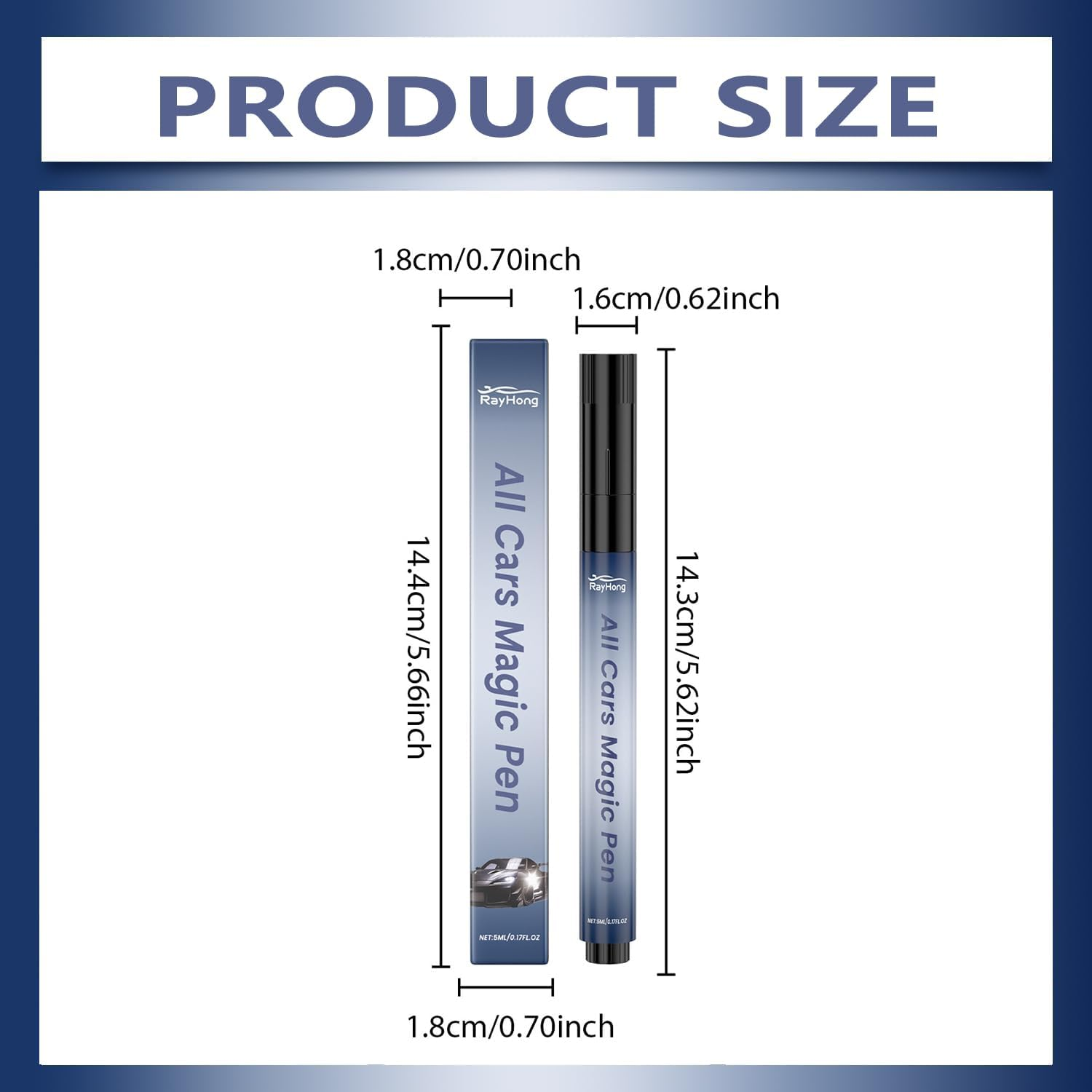 Car Scratch Repair Pen Set, Magic Paint Scratch Repair,All Cars Magic Pen for Car Scratches, Fits All Car Colors (2) image number 6