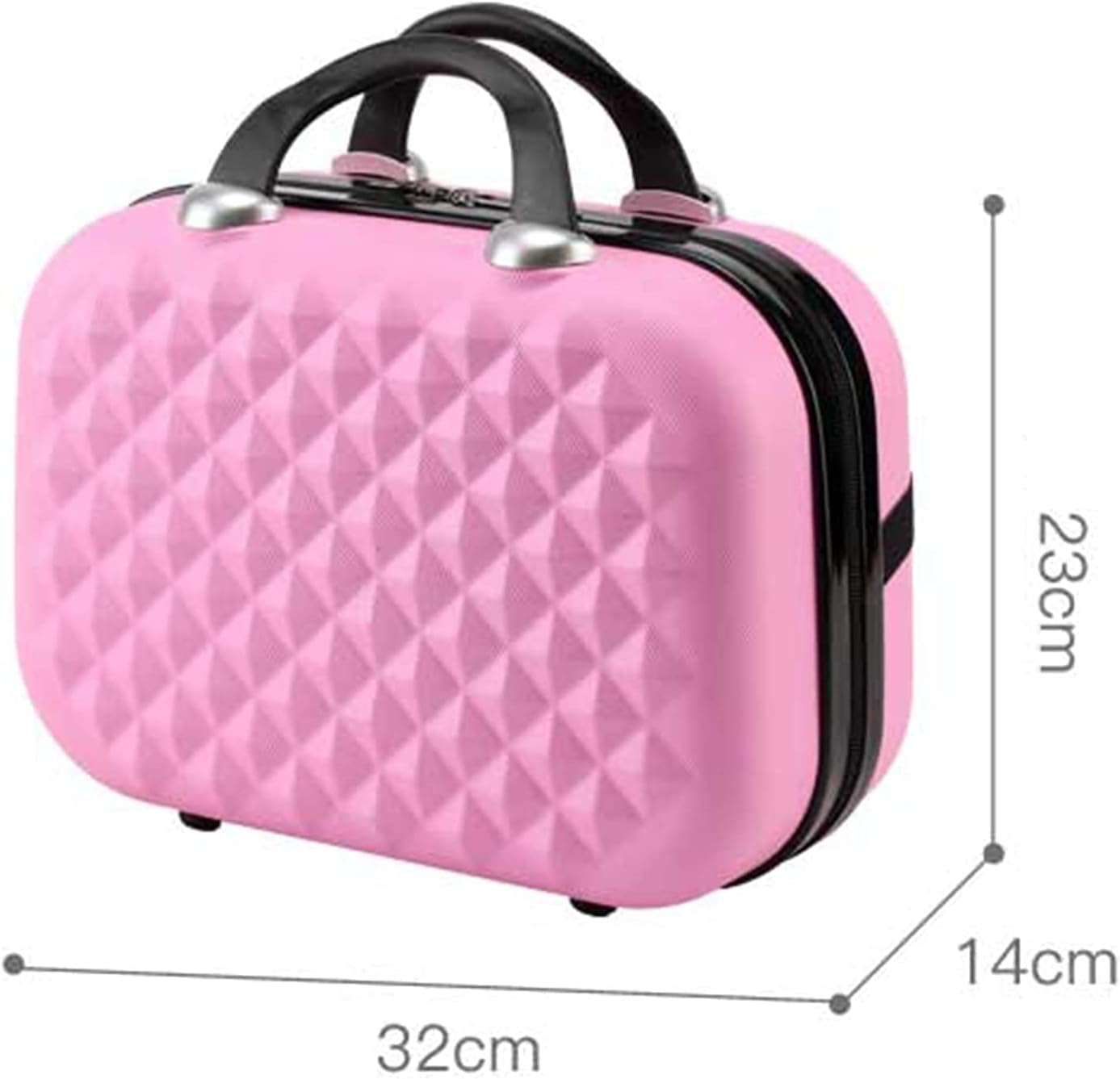 Hand Luggage Small 14-Inch Makeup Box Light and Portable Travel Mini Cute