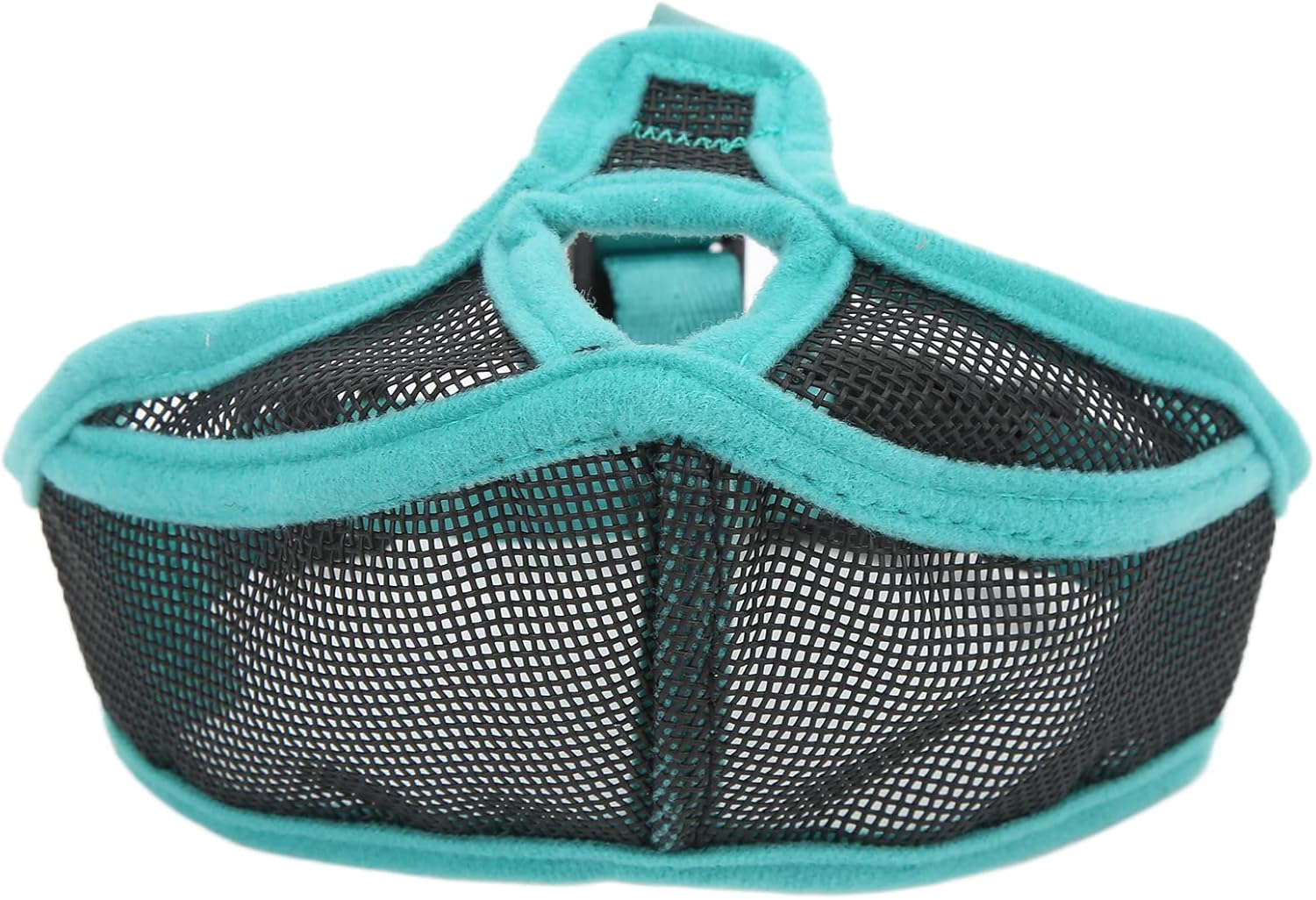 Short Snout Dog Muzzle, French Bulldog Adjustable Straps Full Breathable Mouth Mesh Smoother Soft Edge anti Biting Chewing Barking Grooming Mask Flat Faced Tongue Out Design Pet Supplies(S) image number 3