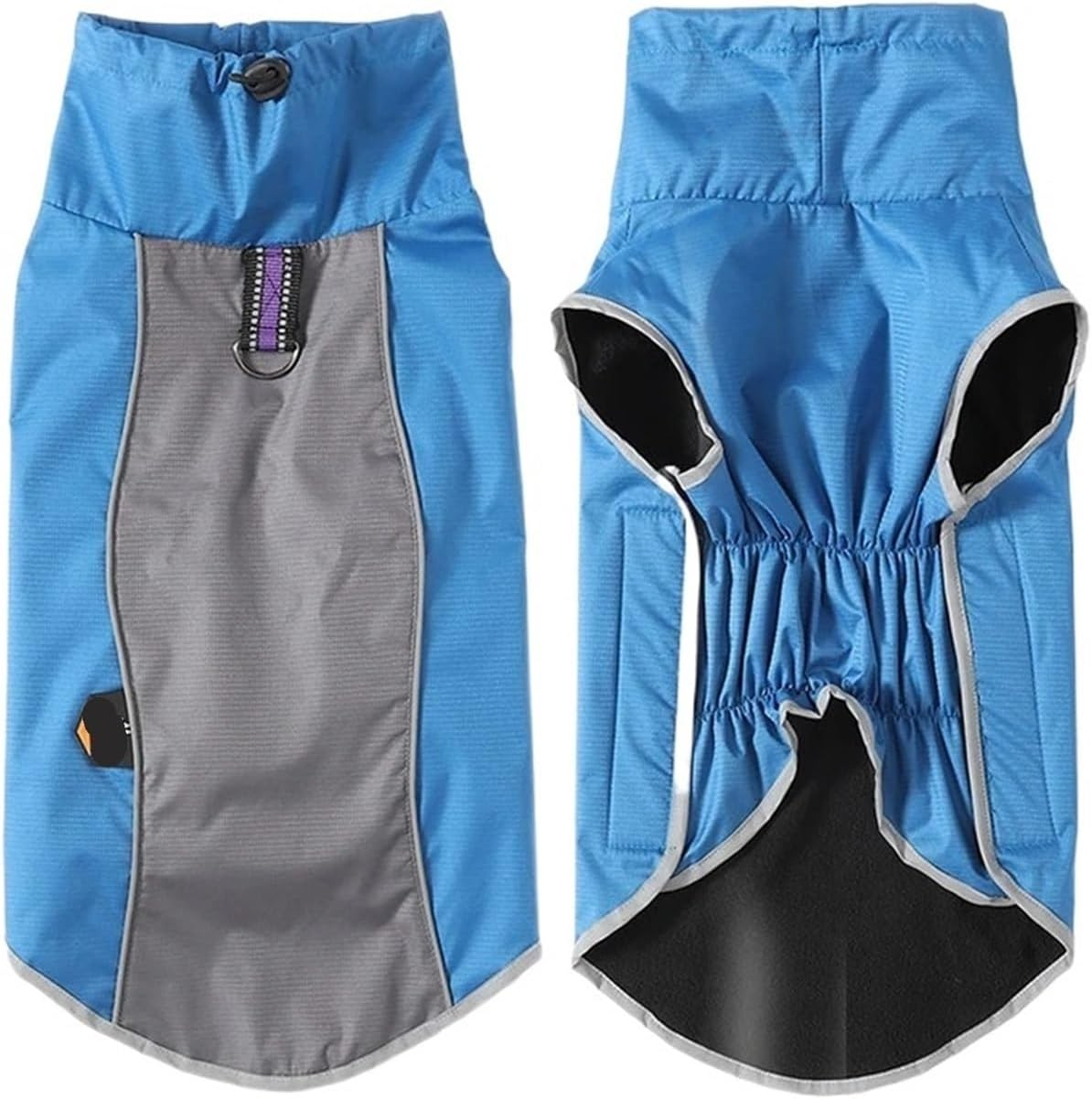 Dog Clothes Reflective Dog Clothes Dog Winter Coat Sport Vest Jackets Snowsuit Apparel Large Dogs Warm (Color : Red, Size : L) image number 1