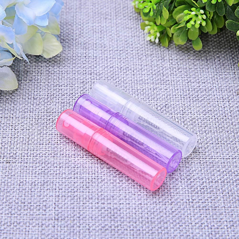 Refillable Cosmetics Press Bottles Perfume Containers 3 Pcs 5ML Transparent image number 4