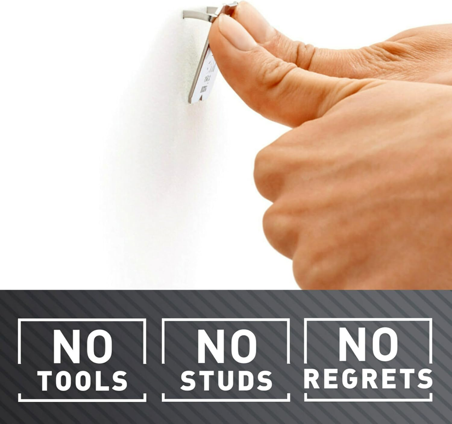 3M Claw Stainless Steel Drywall Picture Hanger 11 Kg Capacity (Pack of 4) image number 6