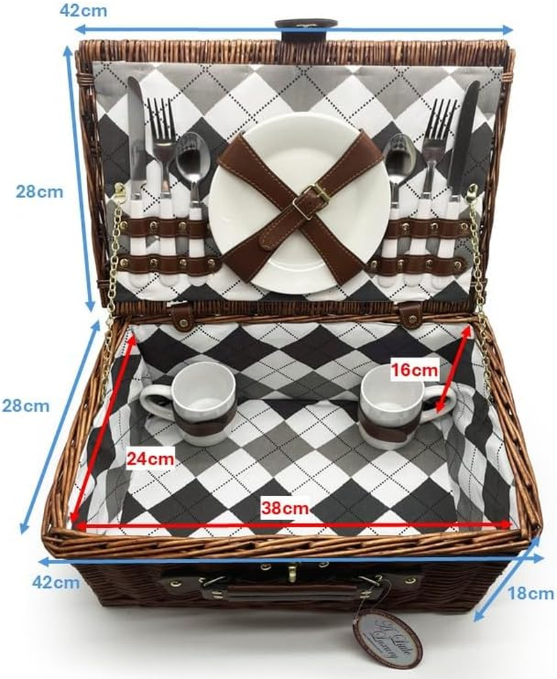 Newbury Two Person Picnic Basket image number 3