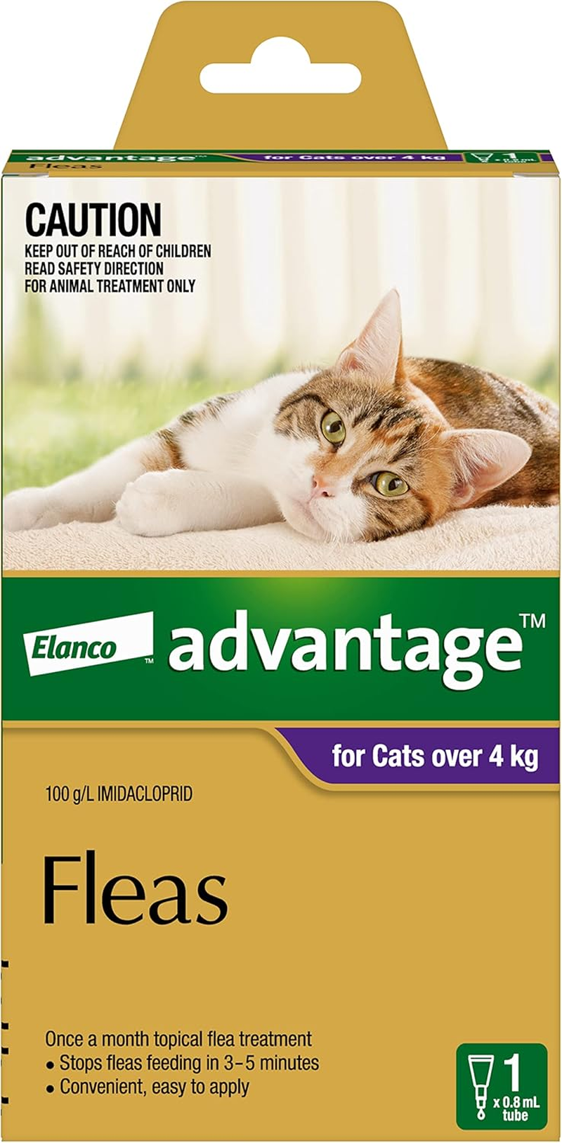 Advantage Fleas for Cats over 4Kg - 1 Pack image number 1